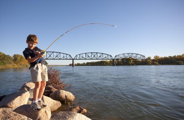 Kid Fishing