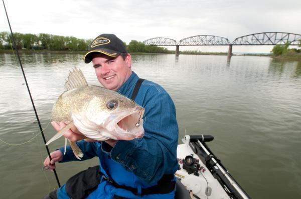 Man holding a fish