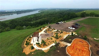 overhead view of the lookout