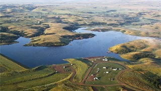 Harmon Lake from above